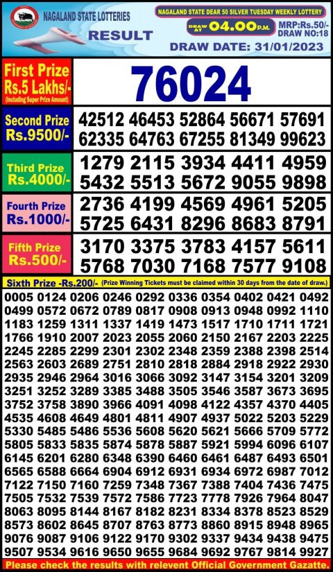 dear daily lottery