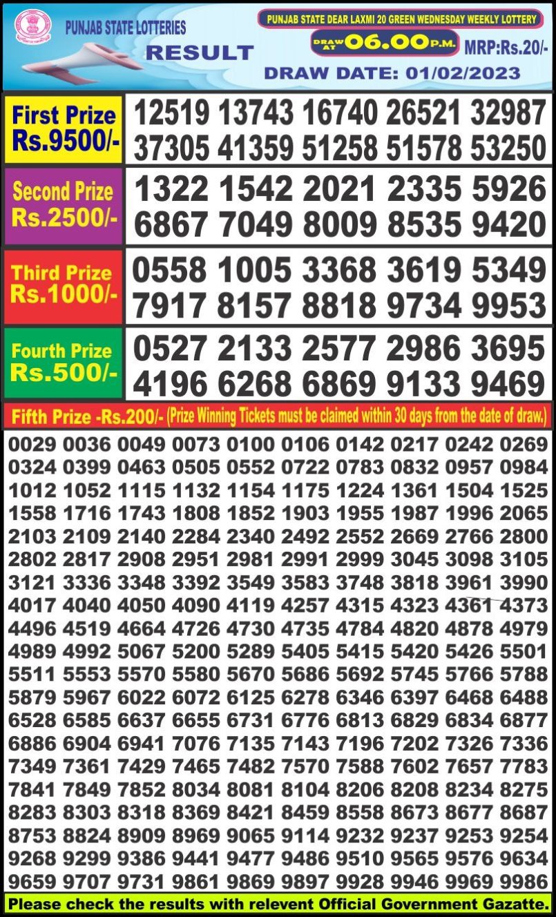dear daily lottery