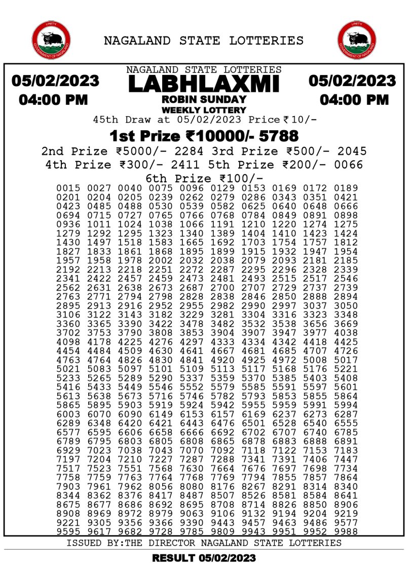 dear daily lottery