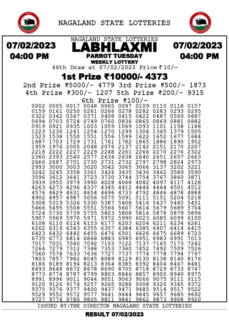 dear daily lottery